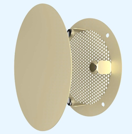 14RVM Beige (бежевый) ERA Решетка вентиляционная RVM сетка разъемная на магнитах D140 окраш.сталь ERA